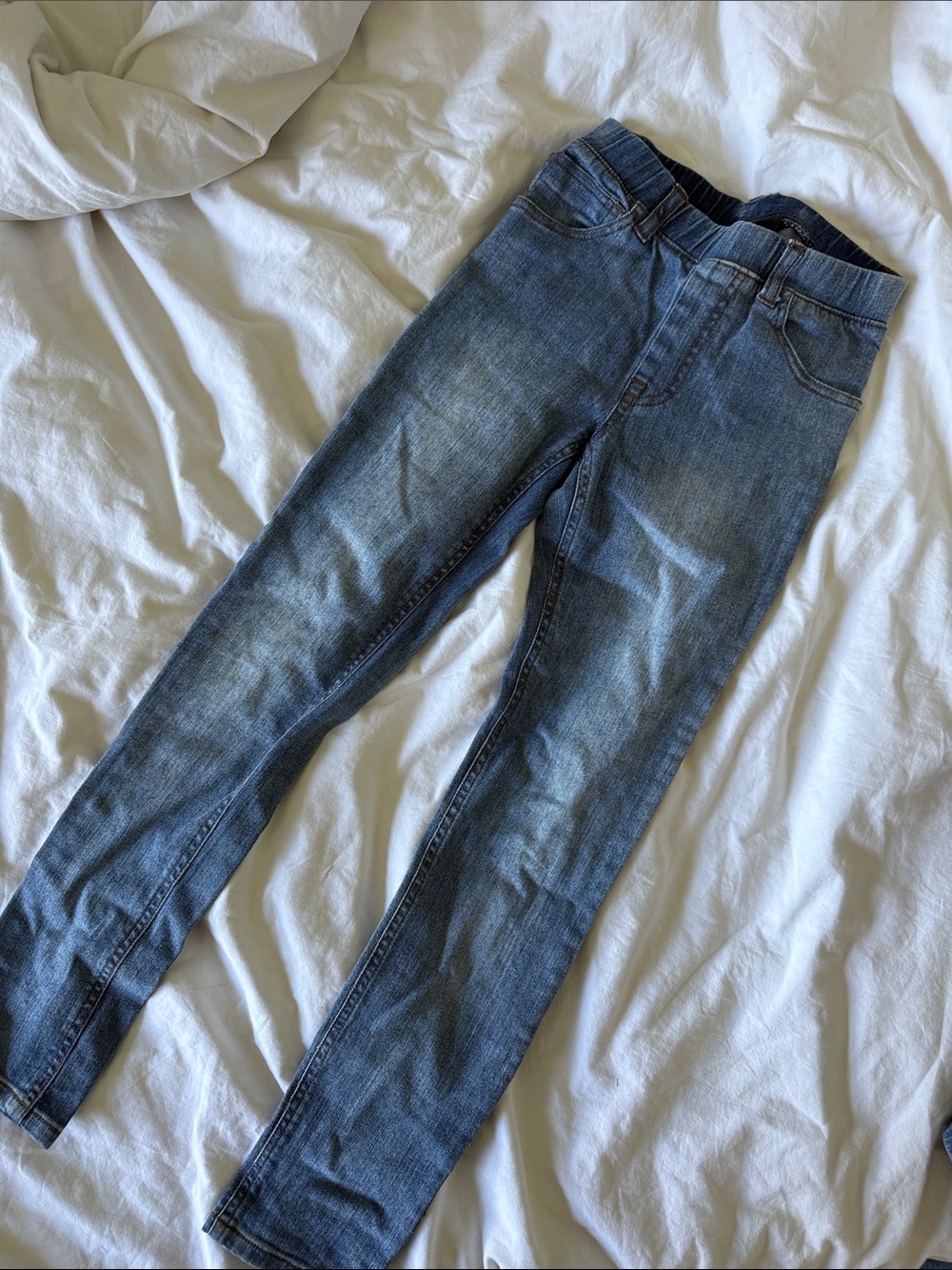 Kids Slim Stretch Blue Jeans unisex
